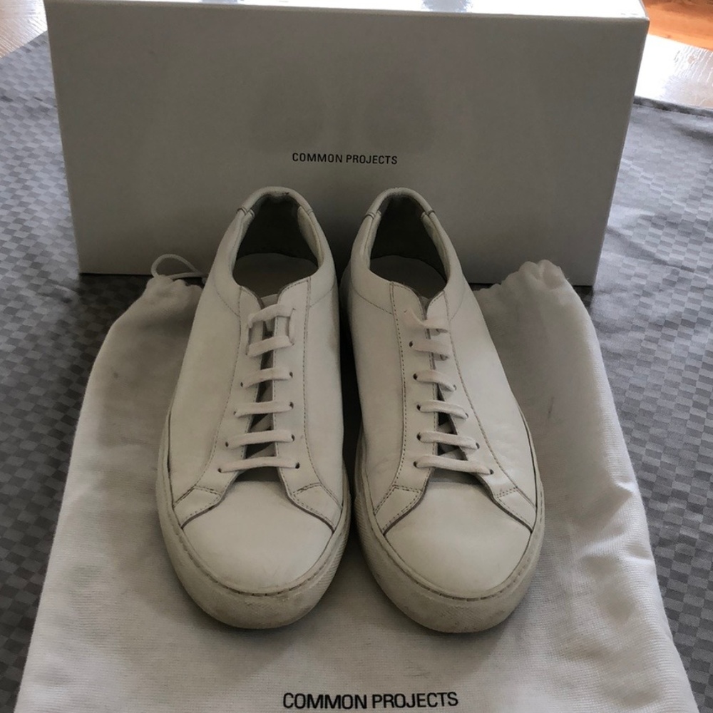 Common Projects Achilles Leather Low-Top Sneakers